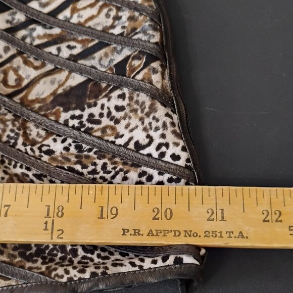 Chico’s Open-Front Animal/Geometric Print Jacket – Size 1 – Gently Worn - Picture 8 of 14